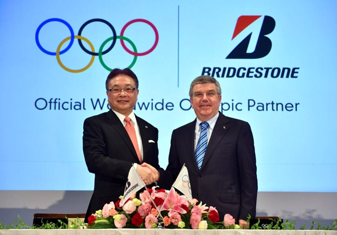 Bridgestone sera el Patrocinador Mundial Olimpico