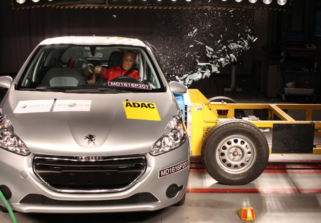 Latin NCAP - Peugeot 208 - con 2 Airbags