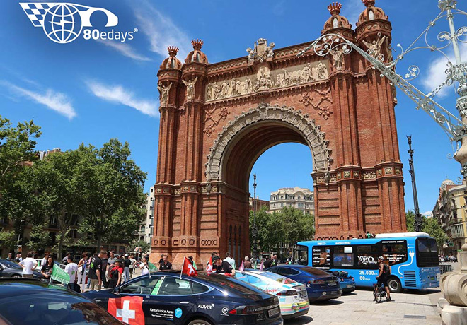 Vuelta alrededor del mundo en auto eléctrico