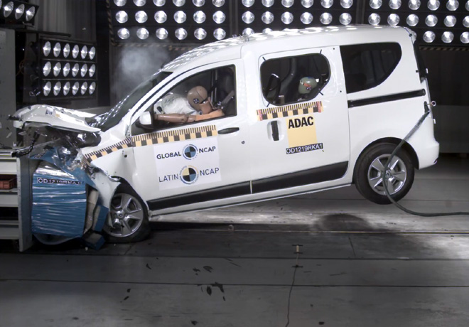Latin NCAP - Renault Kangoo - con 2 Airbags