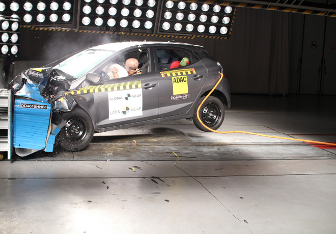 Latin NCAP - Hyundai HB20 - con 2 Airbags