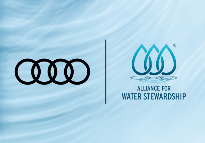 Audi se une a la Alianza global para la Gestión Sostenible del Agua.