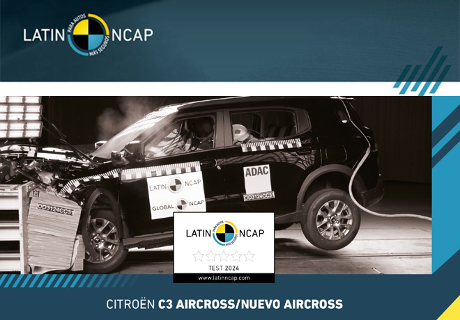 Evaluación de Latin NCAP: Stellantis continúa decepcionando con cero estrellas para el C3 Aircross. Nuevo Aircross, y el Toyota Corolla baja a cuatro estrellas.